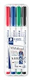 STAEDTLER Whiteboard pen Lumocolor, Rundspitze ca. 1 mm Linienbreite,...