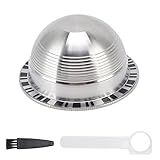 Edelstahl-Kaffeekapselfilter, wiederverwendbar, nachfüllbar, für...