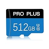 512GB Micro SD-Karte Speicherkarte High Speed Class 10 mit SD-Adapter, für...