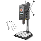 STAHLWERK Tischbohrmaschine mit Kreuzlinienlaser – 800 W...