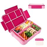 Sprifityy Brotdose Kinder mit Fächern,1330 ml auslaufsichere Lunchbox,...