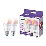 WiZ E27 LED Lampe Tunable White & Color, 60W, dimmbar, 16 Mio. Farben,...