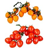 Deko Cherry Tomaten im Bund Kunstobst Kunstgemüse Künstliches Obst...