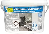 Wilckens Schimmelschutzfarbe, Langzeitschutz gegen Schimmel, weiß 2,5 L.