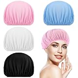 4 Stück Haarnetz Zum Schlafen Weiche Mesh Bonnet Sleep Cap Netz Plopping...