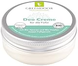 GREENDOOR Fussdeo 50ml gegen Fussgeruch, Fuss Deo vegan, Deodorant ohne...