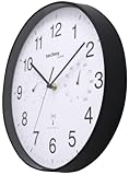 Technoline WT8945 Funkwanduhr mit Temperaturanzeige und Luftfeuchteanzeige,...