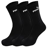 PUMA Unisex Kinder Elements Crew 6P Black Socke, Schwarz, 43-46