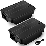 2X Ratten Köderbox I sicher für Kind und Tier I effektive Köderboxen...