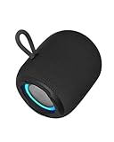 MOXTOYU Mini Bluetooth Lautsprecher, Tragbarer 5.3 Musikbox mit RGB Licht,...