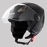 VEVOR Motorradhelm Motocross-Helme 3/4 Gesicht Größe L, Helme aus ABS mit...