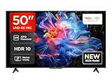 TCL 50V6C 50 Zoll Direct LED TV, 4K HDR Fernseher, Smart TV mithilfe von...