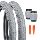 ZUKKA 20 x 2,4 Zoll Fahrradreifen 1/2 Pack Reifen mit Schlauch und Hebeln,...