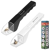 QWORK® 2 Stück Insektenfänger & Spinnenfänger, insektenfänger Lebend,...