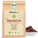 Hibiskusblüten Bio ganz getrocknet 500g | leicht säuerlich-fruchtiger...