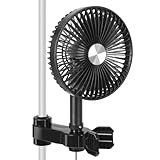 Grow Ventilator mit Clip, Oszillierender Wachsen Clip-on-Lüfter für Zelt,...