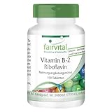 Fairvital | Vitamin B2 Riboflavin - 200mg pro Tag - 100 Tabletten -...