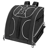 Expansea Skischuhtaschen mit Helmfach und Rucksackgurten, 55L Skirucksack...