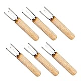 KONTONTY 8 Stück Teiliges Bbq Gabelset mit Holzgriff Rostfrei Scharf...