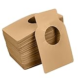 PERFETSELL 200 Stück Flaschen Anhänger Etiketten Kraftpapier Braun...