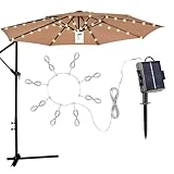 Garten Parasol Lampe Solar - LED -Beleuchtung wasserdicht für Outdoor,...