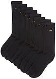 Camano Herren 5941 8 Paar Sportsocken, Schwarz (Black 05), 43-46 EU
