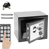 Tresor Klein 4.6L Digital Elektronischer Safe mit PIN und Schlüssel für...