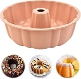 CUEMOON Gugelhupfform Silikon, Gugelhupfform 24 cm, Backform Gugelhupf,...