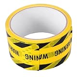 SOLUSTRE Warnband Selbstklebend Gelb schwarz Warnstreifen...