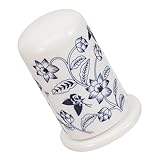 KOCKSHION Keramischer Zahnstocherhalter mit Deckel Porzellanbox für...