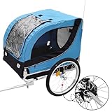 Hundeanhänger für Fahrrad - Fahrradanhänger für Hunde - Rad...