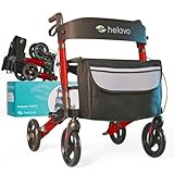 Helavo faltbarer Premium-Rollator - Leichtgewicht aus Aluminium - Maximale...