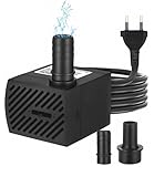 Heuchaey 4W Mini Wasserpumpe, 280L/H, Extrem leise Springbrunnenpumpe,...