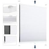 Sekey Wabenplissee Ohne Bohren Verdunkelung Rollo 100% verdunkelnd...