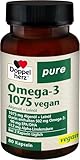 Doppelherz pure Omega-3 1075 vegan - Algenöl und Leinöl -...