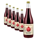 Granar 6 x 1 Liter Granatapfel Direktsaft aus Granatapfelkernen,...