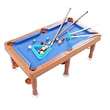 Depisuta Mini-Billardtisch-Set, Tragbares Billardspiel mit Queue-Bällen,...