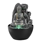 Entspannender Buddha Zimmerbrunnen – Wasserfall – Dekoration Zen Feng...