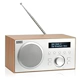 August MB420 DAB+/FM Radio mit Bluetooth digitales Küchenradio mit...