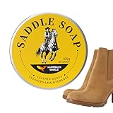 Byuexhp Sattelseife Zur Reinigung Von Lederstiefeln,100g Creme Zur Pflege...