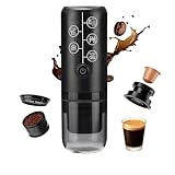 i Cafilas tragbare elektrische Espressomaschine 12V Travel 10W, 17 Bar...
