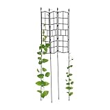 Relaxdays Rankgitter 3er Set, HxB: 124x14,5 cm, Rankhilfe Kletterpflanzen,...