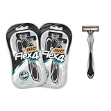 BIC Flex 4 Rasierer Herren, 2 x 3 Einwegrasierer mit je 4 Klingen, mit Aloe...