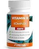 Vitamin B Komplex hochdosiert - 180 Tabletten - alle 8 B-Vitamine (B1, B2,...