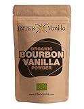 InterVanilla BIO Bourbon Vanillepulver, 50g Bourbon Vanille Pulver...
