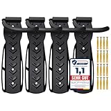 4 x WELLGRO Wand Fahrradhalter - Stahl Fahrrad Wandhalterung - Fahrrad...