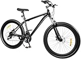 26 Zoll Mountainbike, 21 Gang Fahrrad für Mädchen Jungen Herren und Damen...