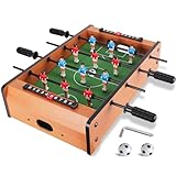 WIN.MAX Mini Tischfussball (Aktualisierung), Tragbarer Leichter...