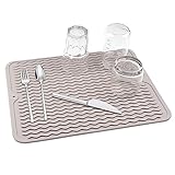 Abtropfmatte Geschirr 40 x 30 cm, Abtropfmatte Spüle, Geschirr...