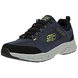 Skechers Herren Oak Canyon-51893 Sneaker, Blau Navy Lime Nvlm, 45 EU